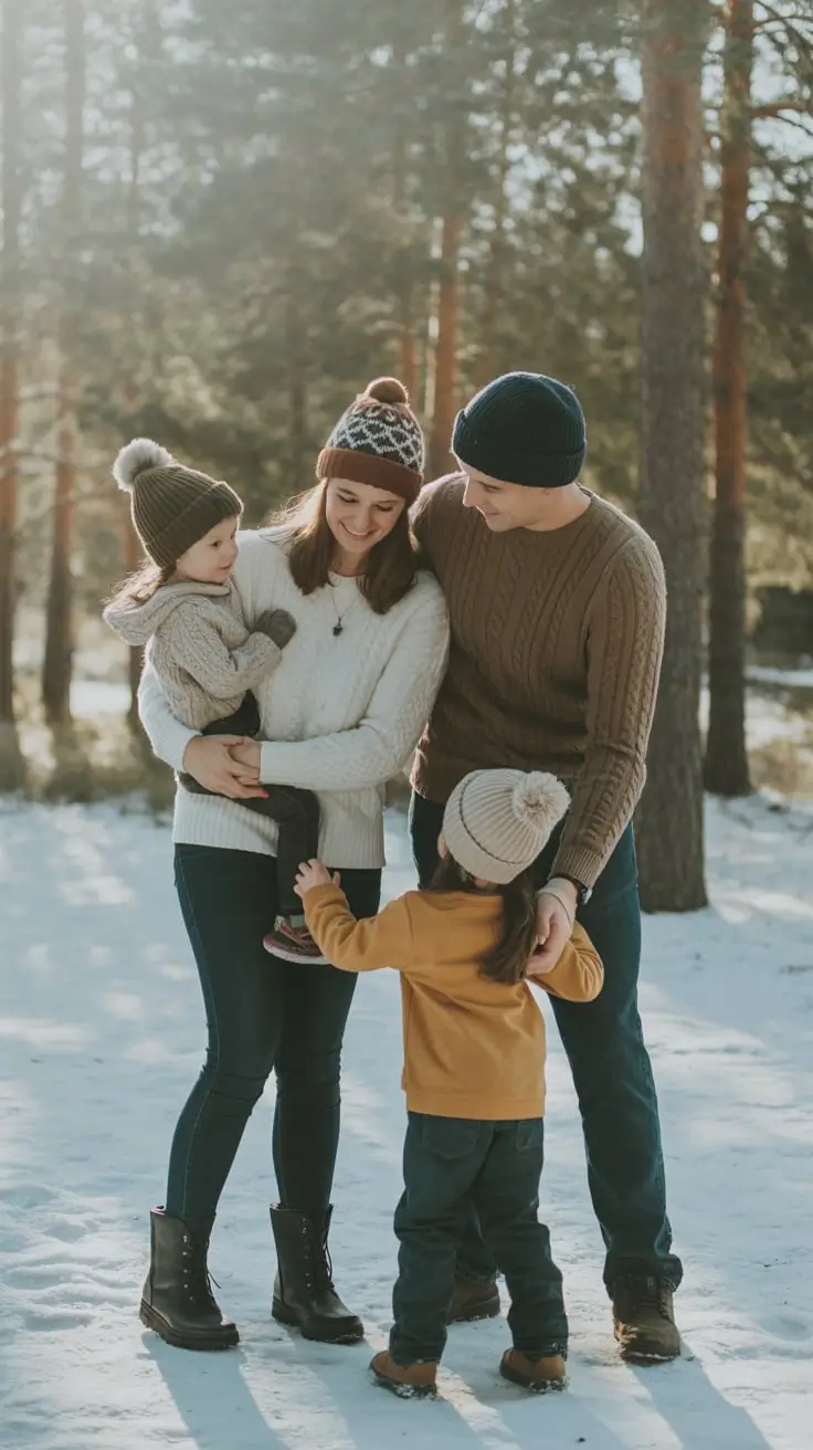 24 Family Photo Outfits Winter 2025–2026 for Cozy and Stylish Memories
