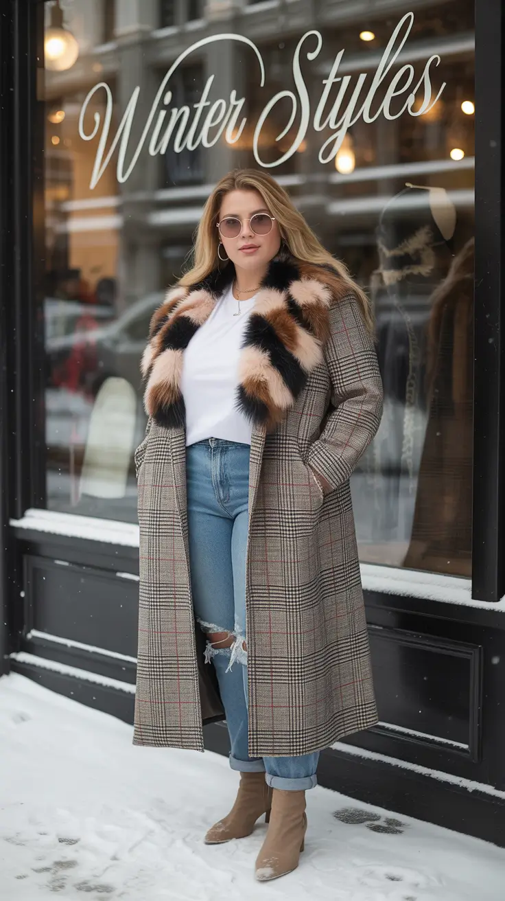 24 Plus Size Winter Outfits 2025 – 2026 to Stay Chic and Cozy