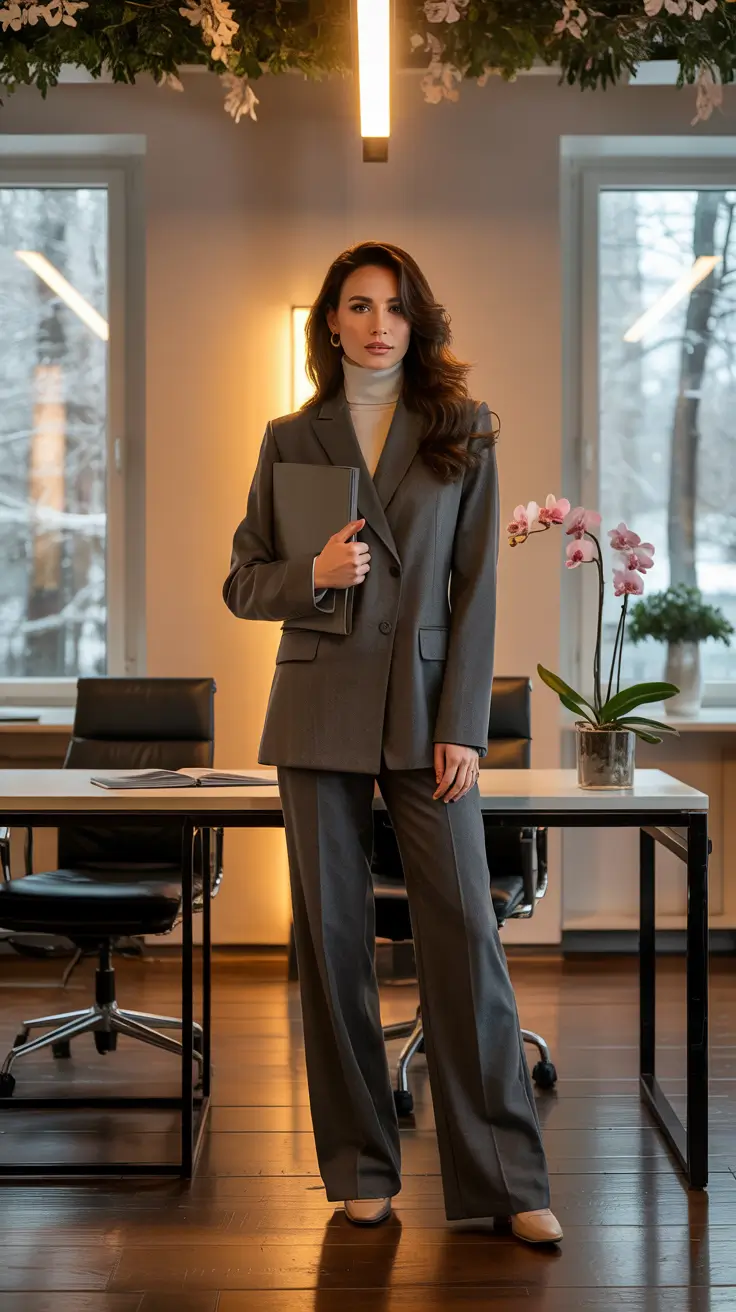 22 Office Outfit Ideas for Winter 2025–2026 to Stay Chic and Professional