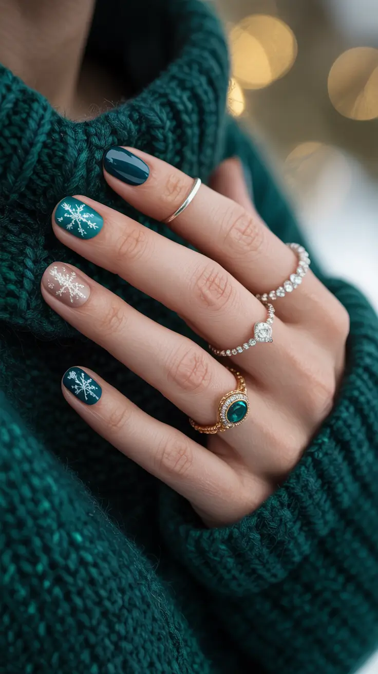 23 Green Winter Nails Ideas 2025–2026: Elegant, Cozy, and On-Trend Manicures to Try This Season