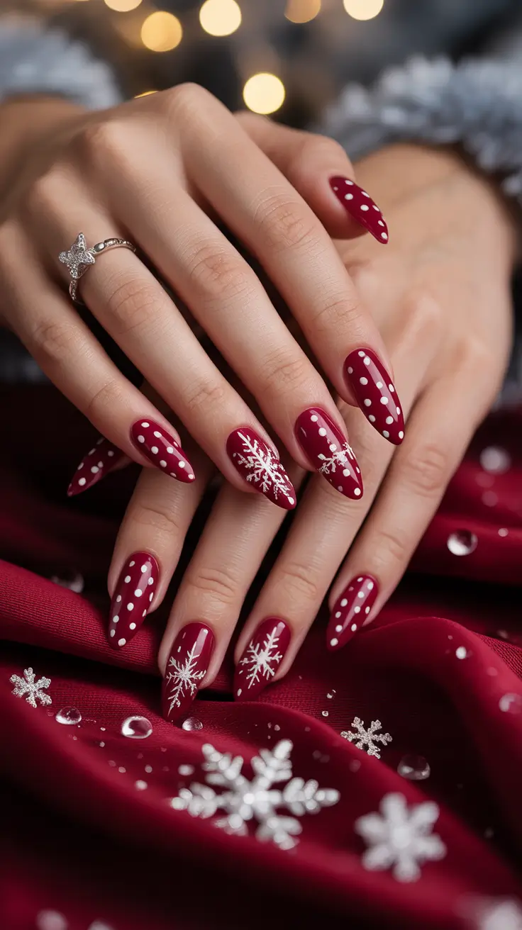 23 Red Winter Nails Ideas 2025–2026: Elegant, Festive & Timeless Manicure Trends