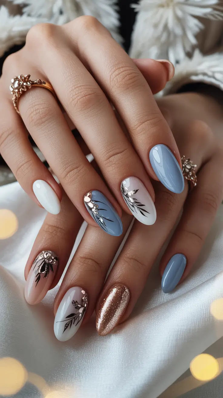 25 Winter Nails Almond Design and Color Ideas 2025–2026 That Feel Like Cozy Luxury