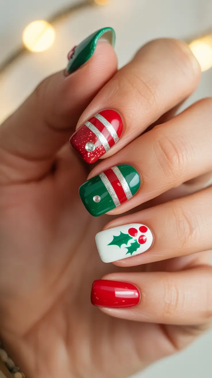 23 Christmas Nails Acrylic Ideas 2025 That Bring Festive Magic to Your Manicure