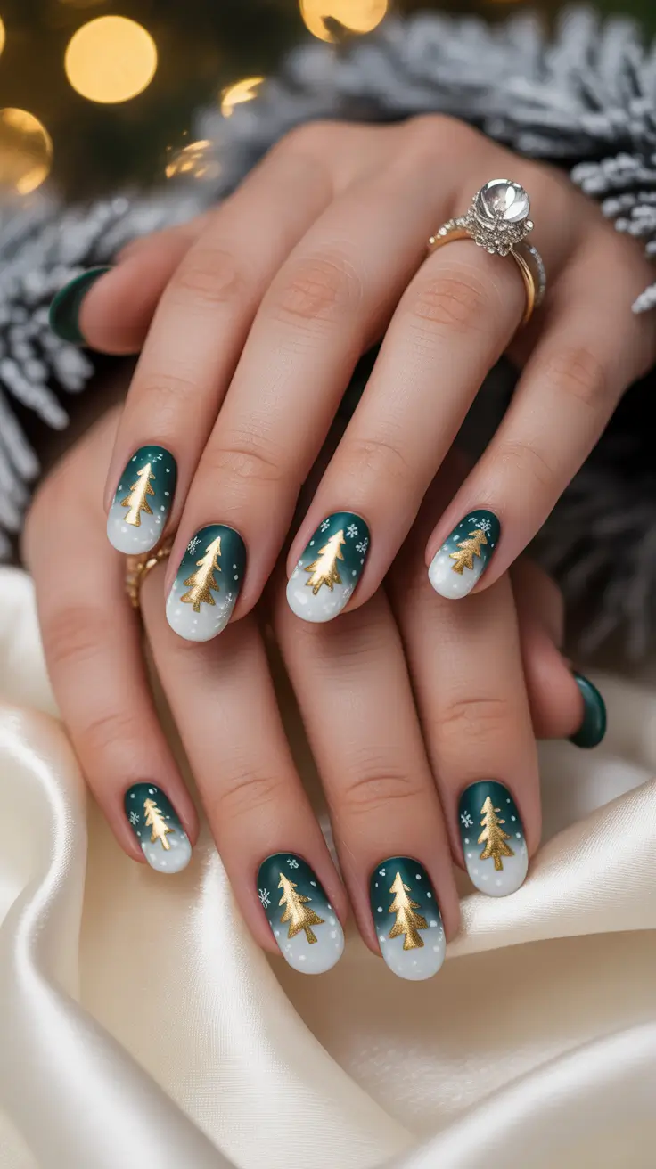 23 Green Christmas Nails Ideas 2025 to Inspire Your Festive Manicure Look