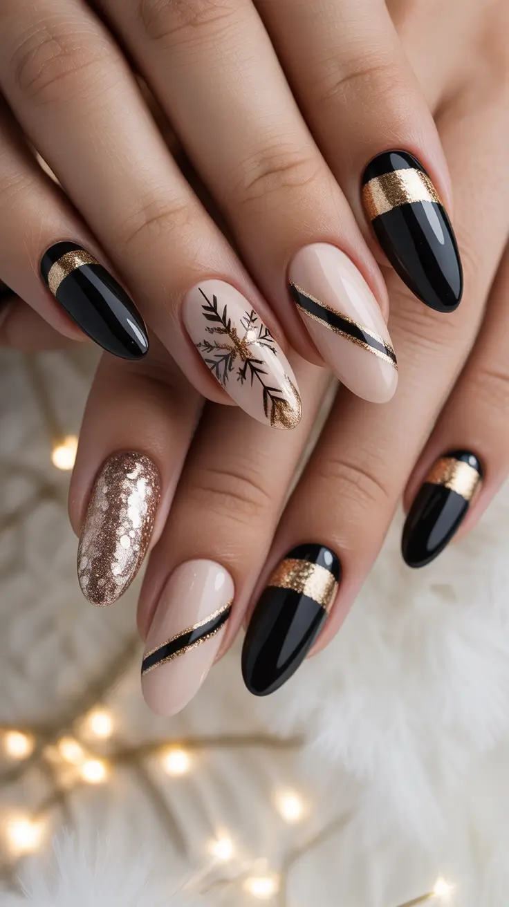 24 Winter Holiday Nails 2025–2026 That Shine With Festive Elegance