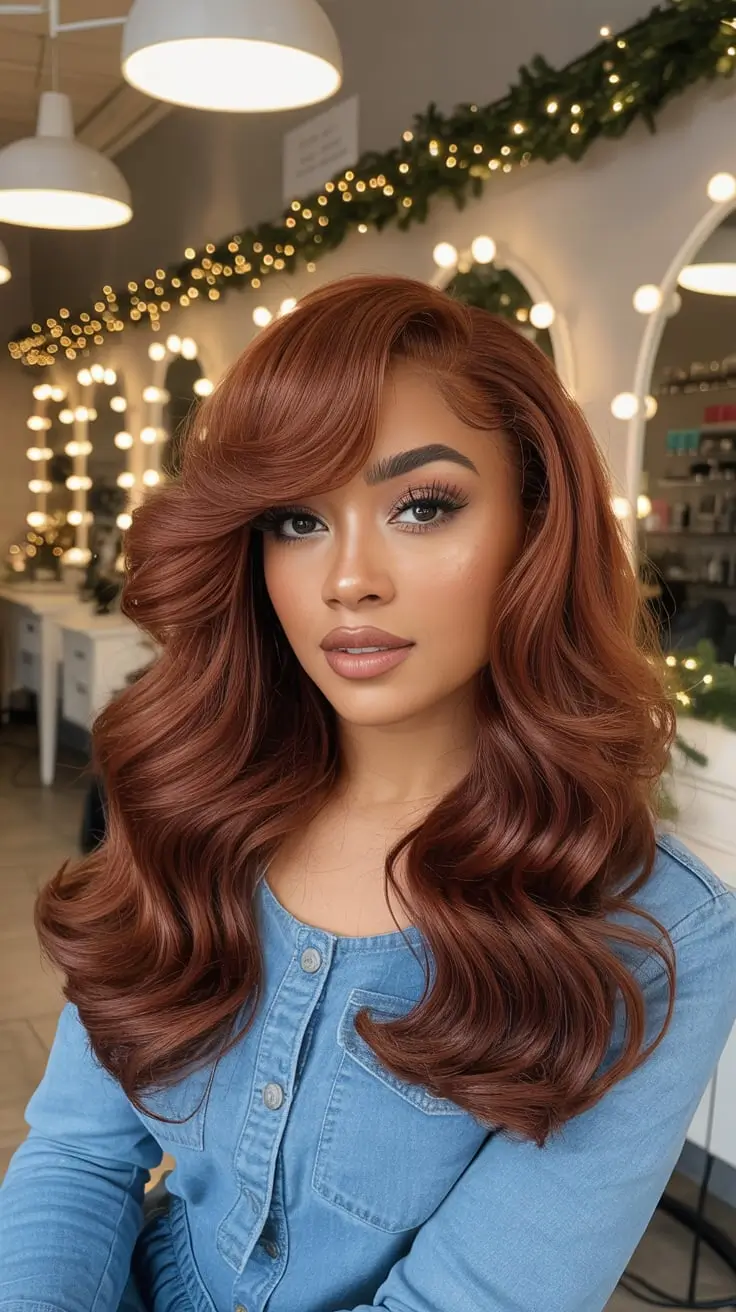 23 Stunning Winter Hair Colors for Dark Skin to Try in 2025–2026