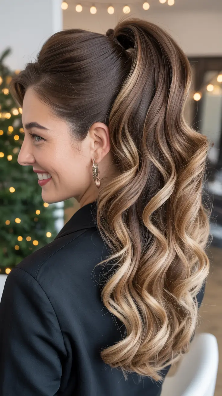 22 Christmas Party Hairstyles Ideas 2025 That Will Make You Shine All Night