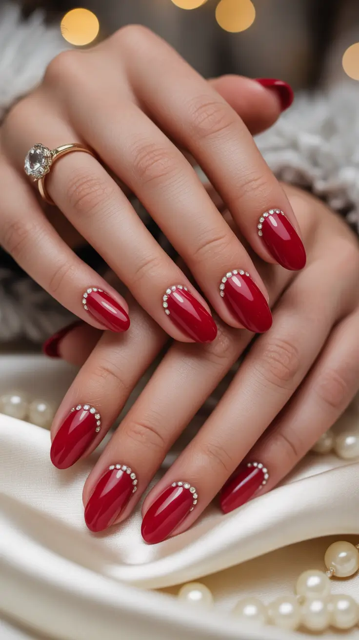 24 Red Christmas Nails Ideas 2025: Festive and Glamorous Holiday Manicures to Try This Season