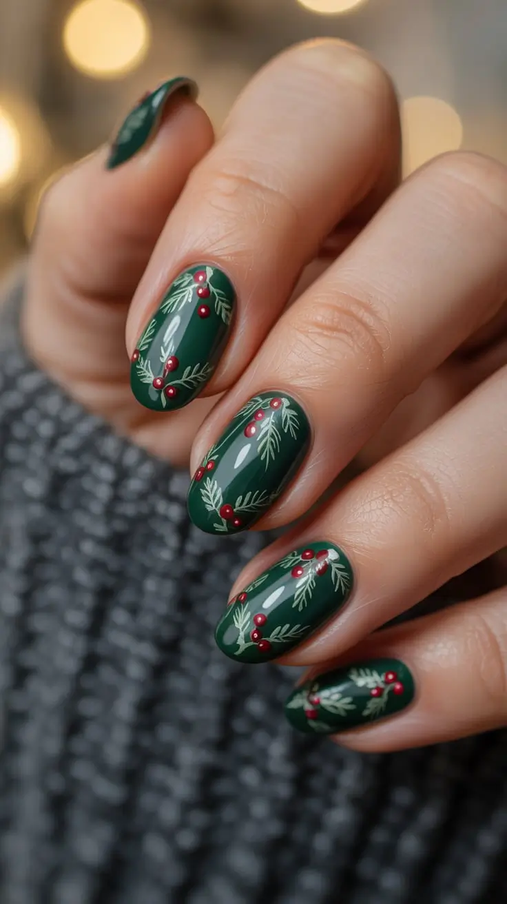 23 Green Winter Nails Ideas 2025–2026: Elegant, Cozy, and On-Trend Manicures to Try This Season