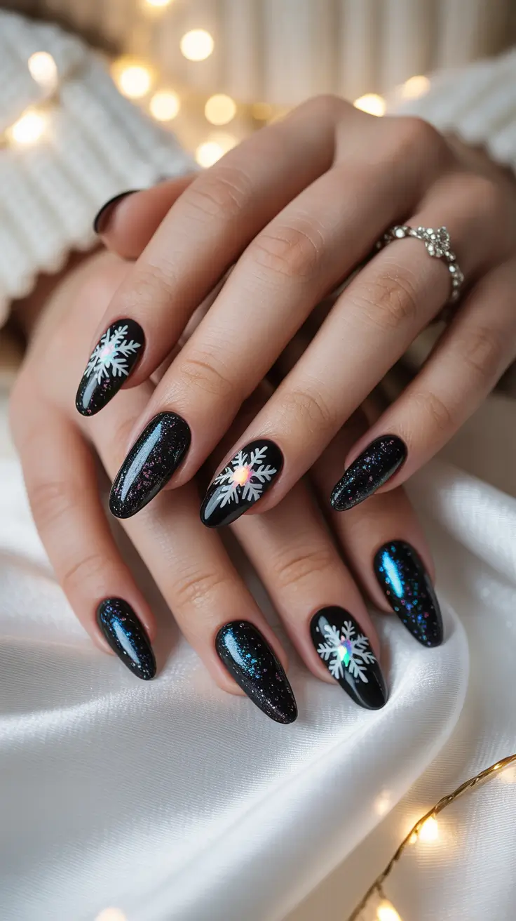 24 Snowflake Winter Nail Ideas 2025–2026: Chic, Cozy, and Frost-Inspired Manicures