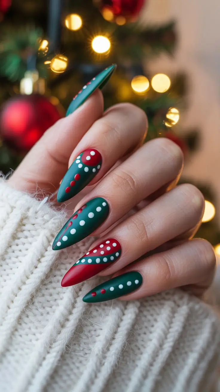 23 Christmas Nails Acrylic Ideas 2025 That Bring Festive Magic to Your Manicure
