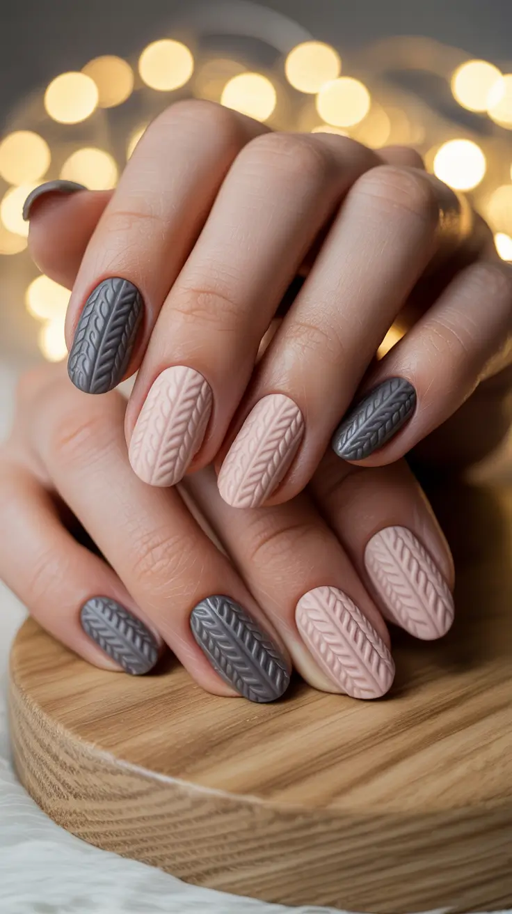 24 Winter Sweater Nails 2025–2026: Cozy Textured Manicure Ideas for the Cold Season