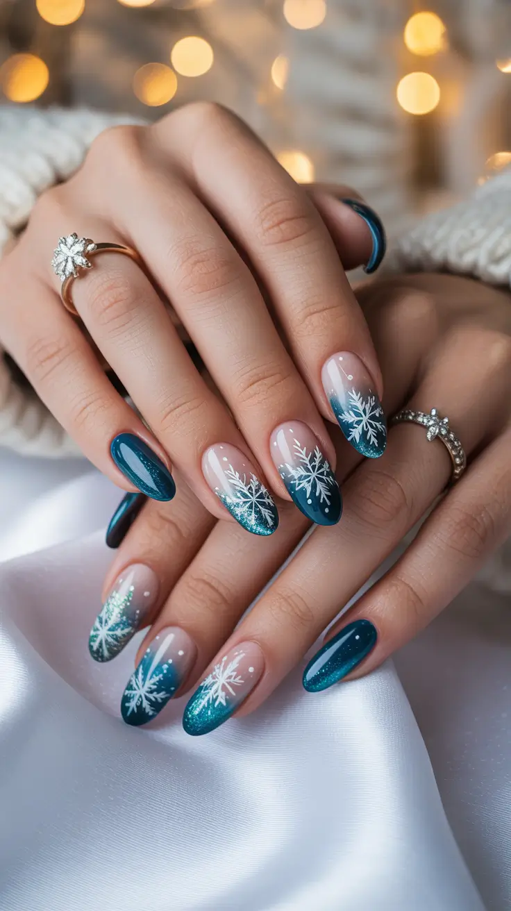 24 Snowflake Winter Nail Ideas 2025–2026: Chic, Cozy, and Frost-Inspired Manicures