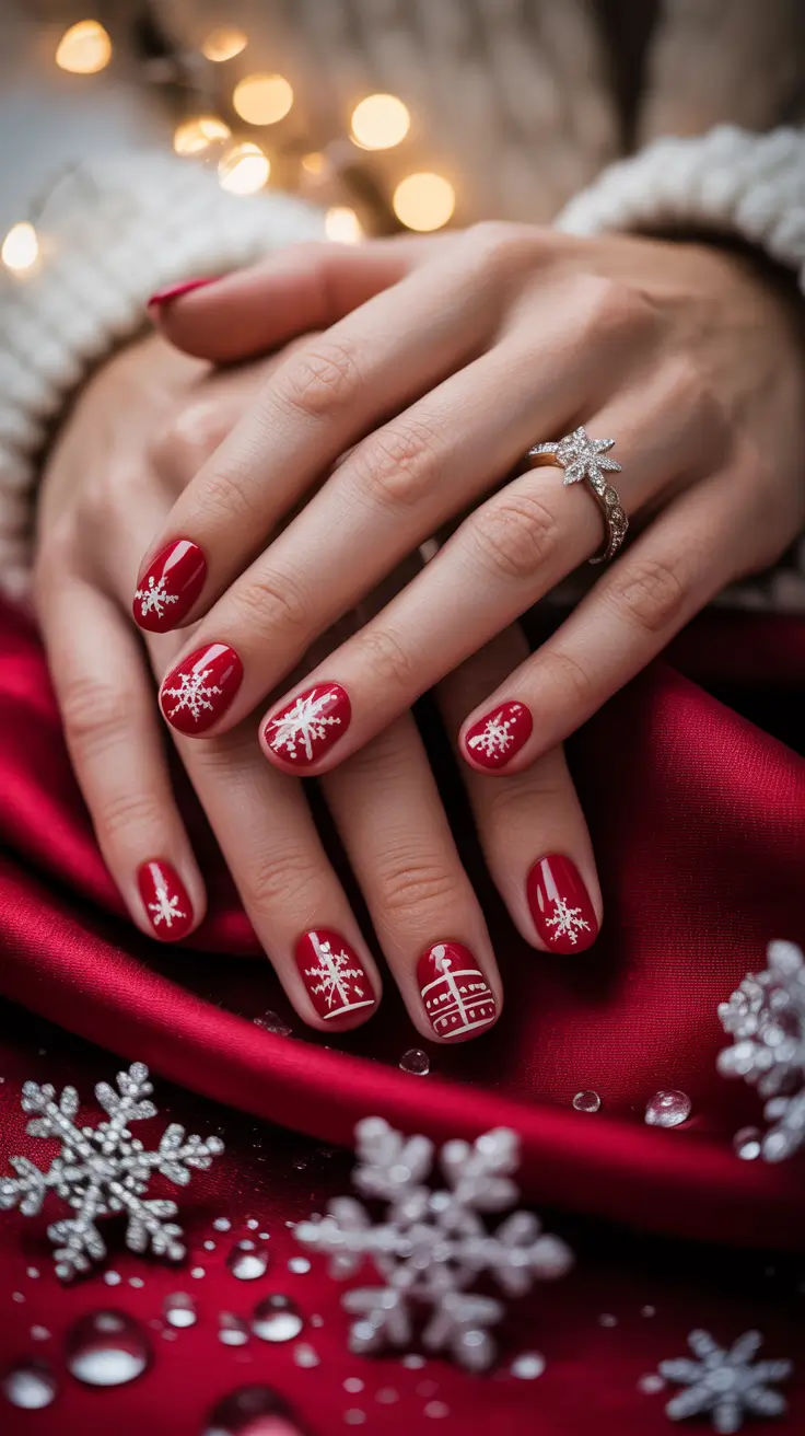 23 Red Winter Nails Ideas 2025–2026: Elegant, Festive & Timeless Manicure Trends