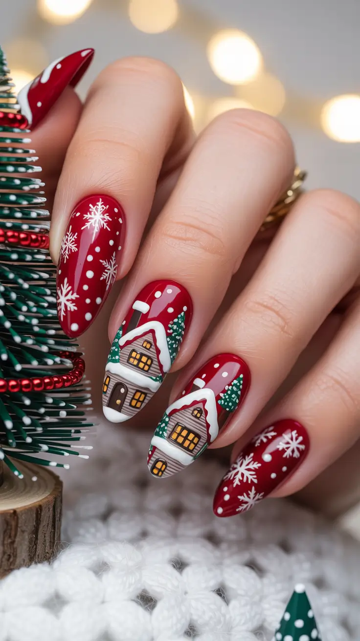 23 Christmas Nails Acrylic Ideas 2025 That Bring Festive Magic to Your Manicure