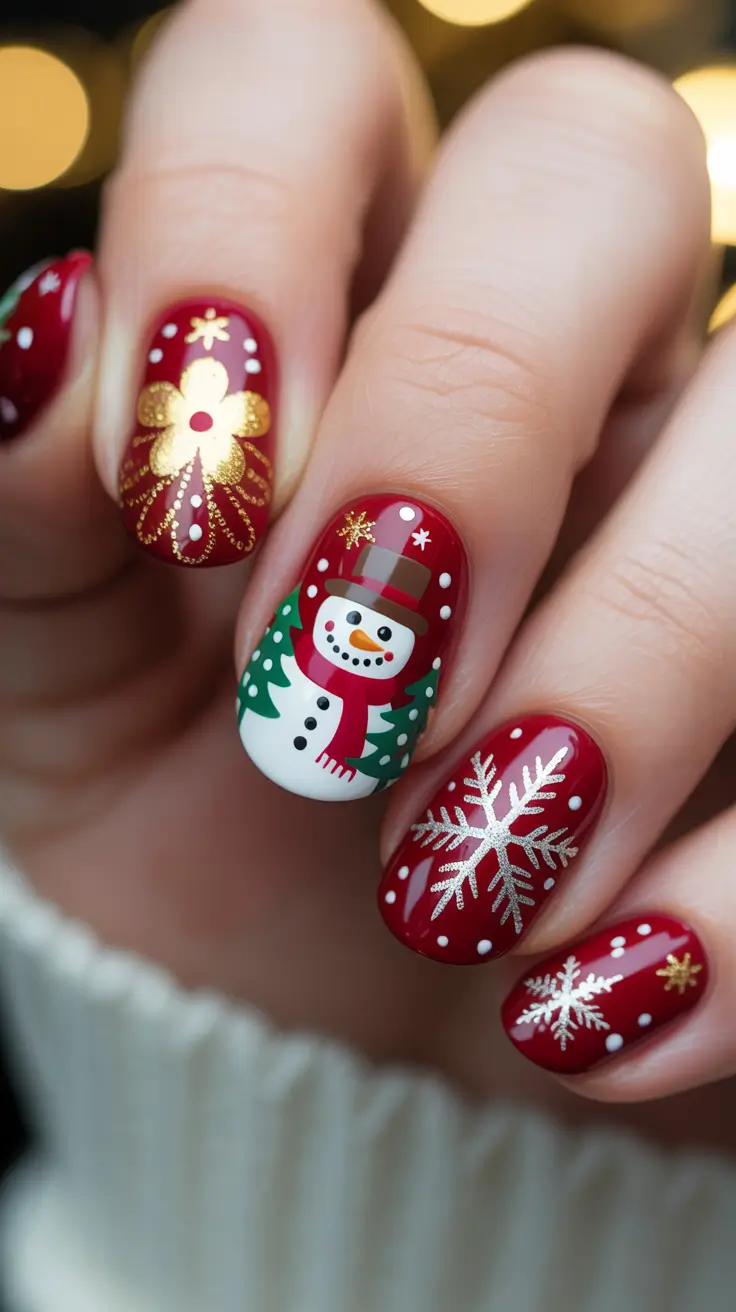 22 Christmas Nail Art Ideas 2025: Festive, Chic & Trendy Holiday Manicures