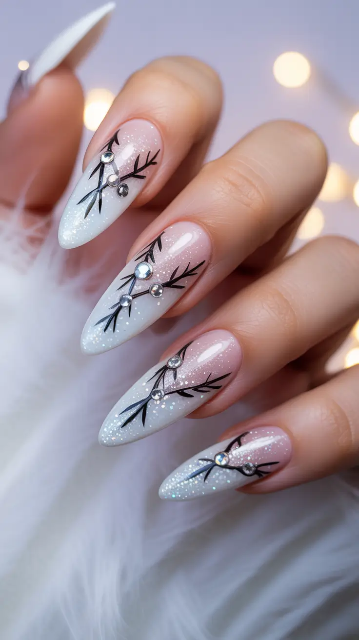 25 White Christmas Nails Ideas 2025: Elegant Winter Nail Designs to Shine This Holiday Season