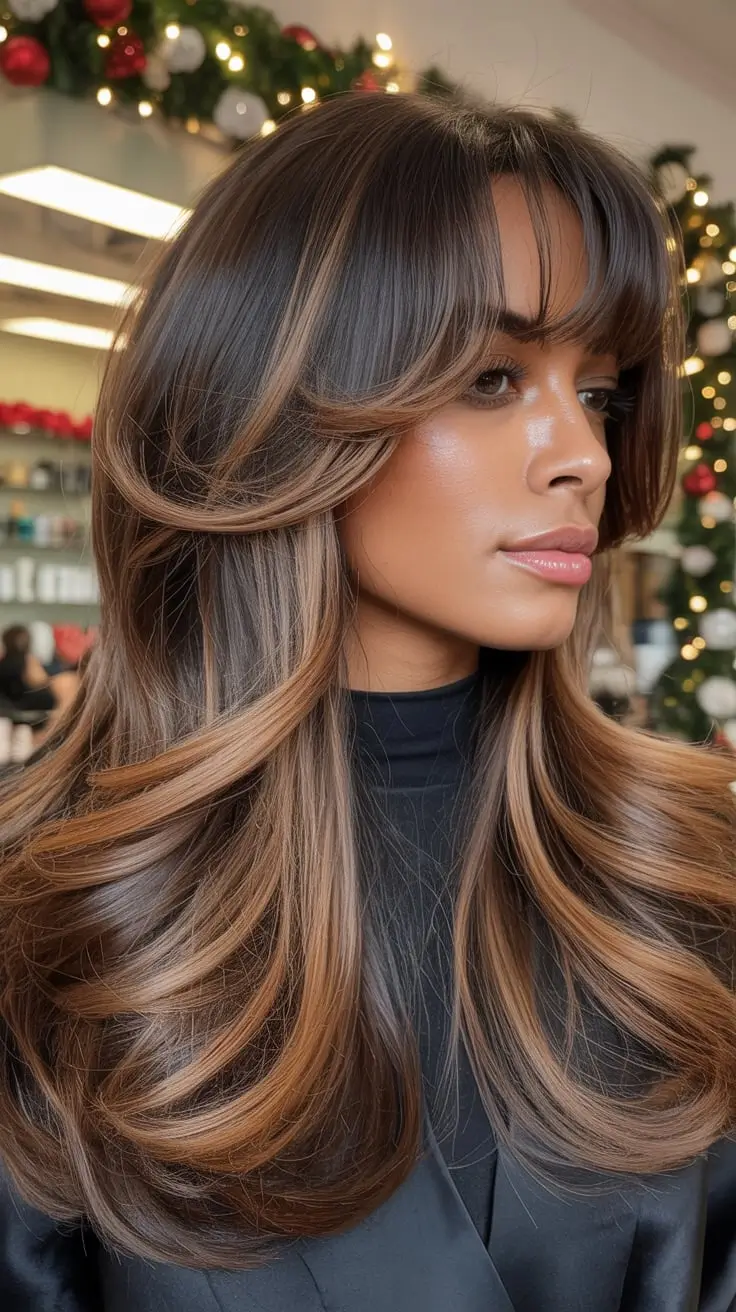 23 Stunning Winter Hair Colors for Dark Skin to Try in 2025–2026