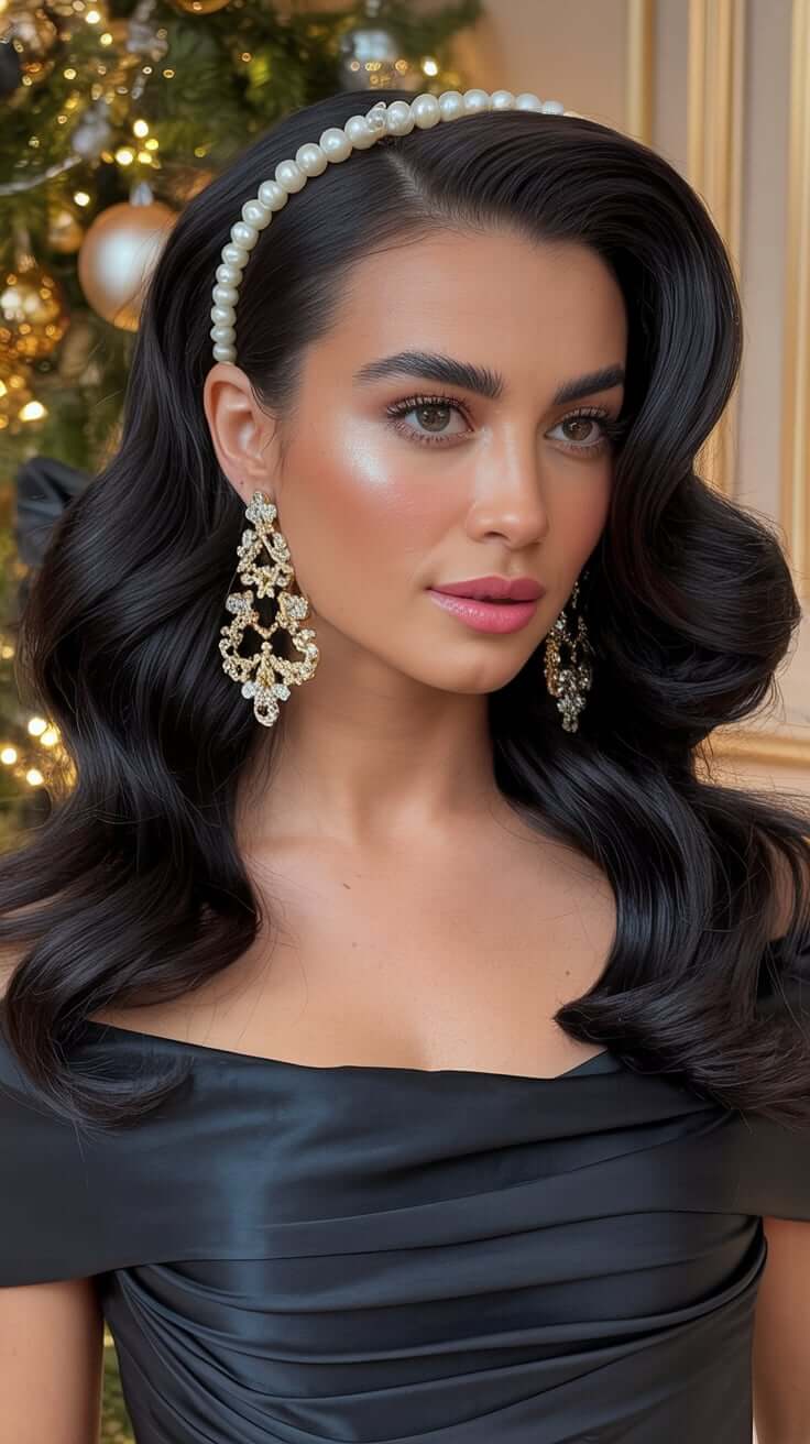 22 Christmas Party Hairstyles Ideas 2025 That Will Make You Shine All Night