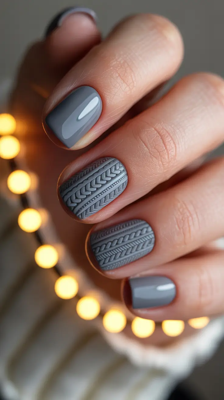 24 Winter Sweater Nails 2025–2026: Cozy Textured Manicure Ideas for the Cold Season