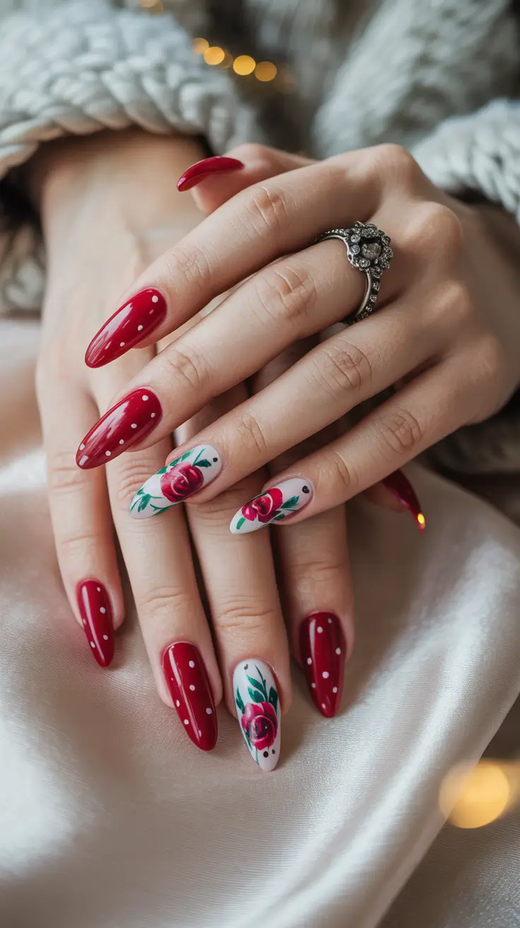 23 Red Winter Nails Ideas 2025–2026: Elegant, Festive & Timeless Manicure Trends