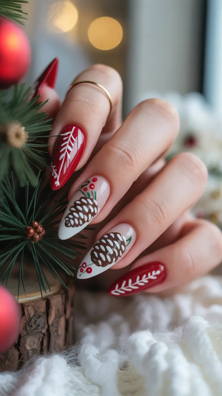 23 Christmas Nails Acrylic Ideas 2025 That Bring Festive Magic to Your Manicure