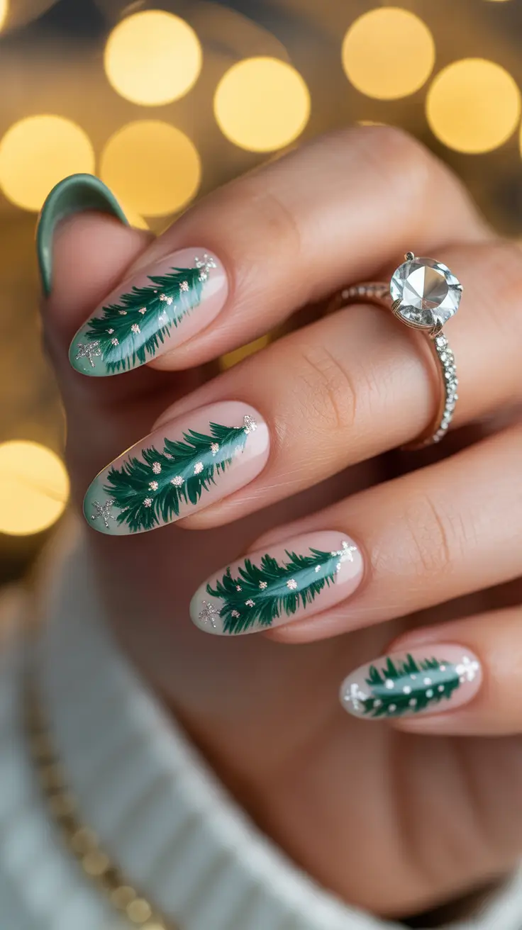 24 Christmas Tree Nails Ideas 2025: Festive, Chic & Totally Wearable Holiday Manicures