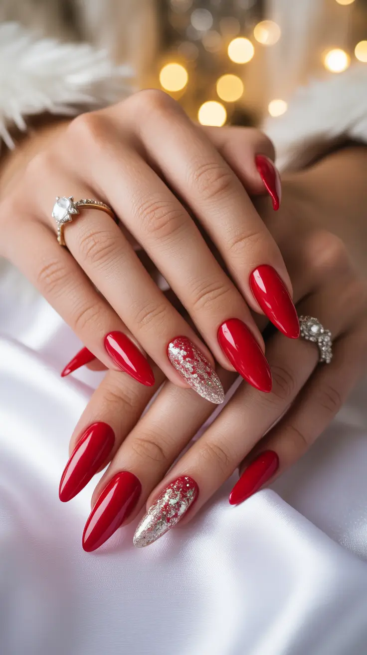 24 Red Christmas Nails Ideas 2025: Festive and Glamorous Holiday Manicures to Try This Season