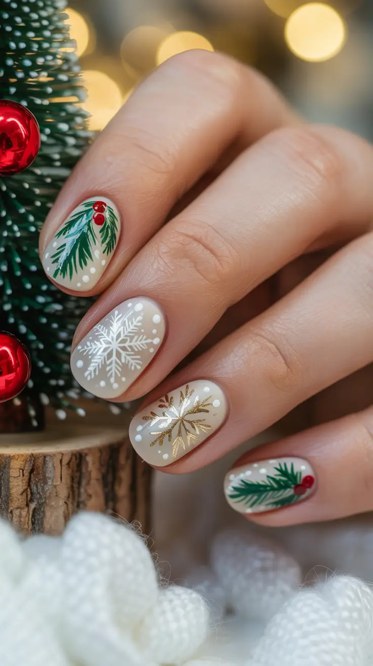 23 Christmas Nails Acrylic Ideas 2025 That Bring Festive Magic to Your Manicure