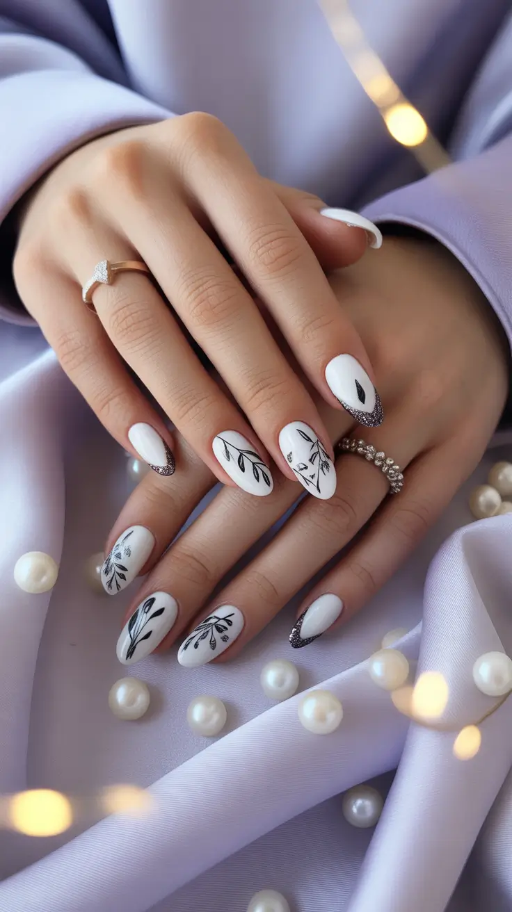 25 White Christmas Nails Ideas 2025: Elegant Winter Nail Designs to Shine This Holiday Season