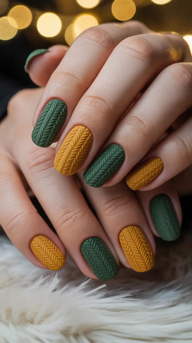 24 Winter Sweater Nails 2025–2026: Cozy Textured Manicure Ideas for the Cold Season