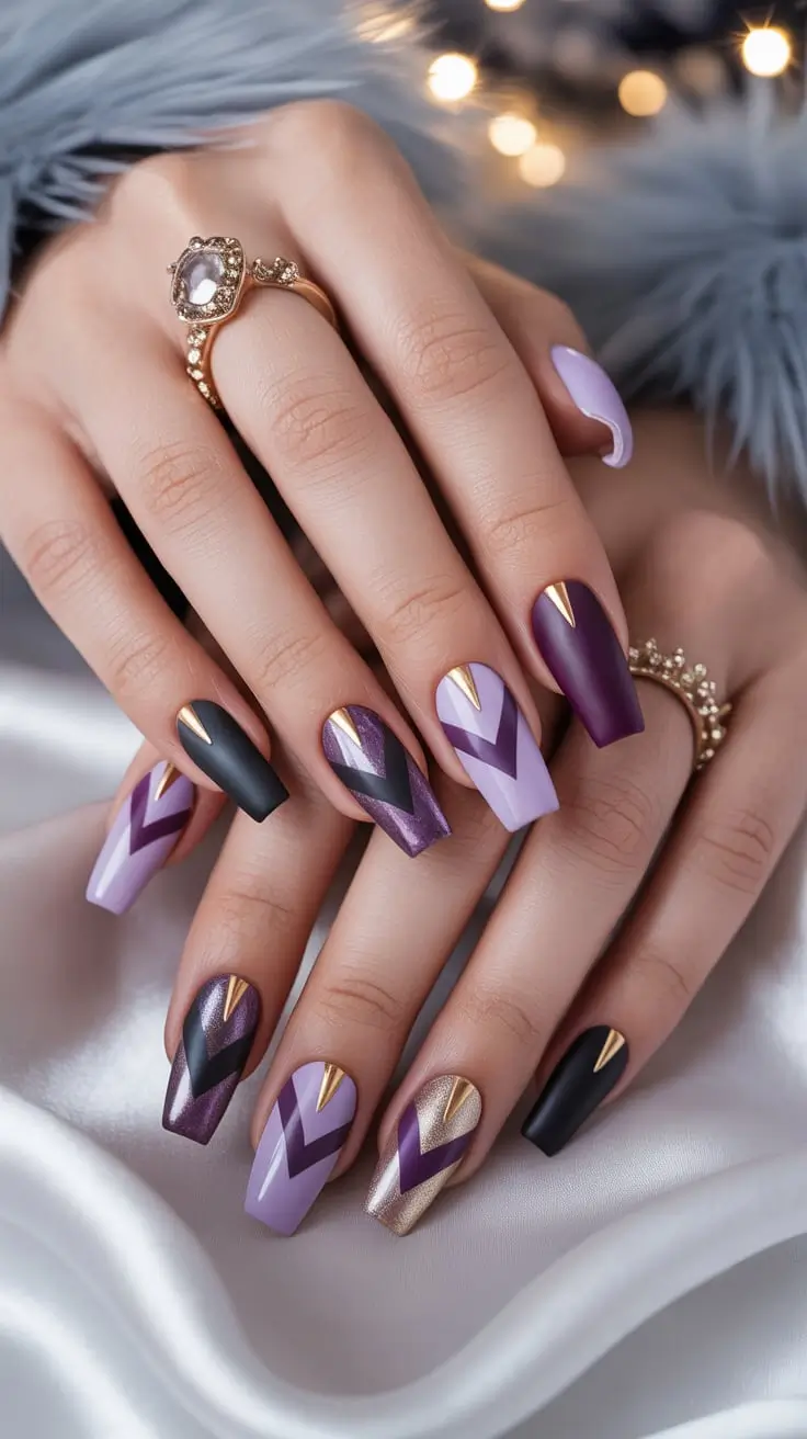 24 Stunning Coffin Winter Nails Design and Color Ideas 2025–2026 for a Chic Seasonal Look