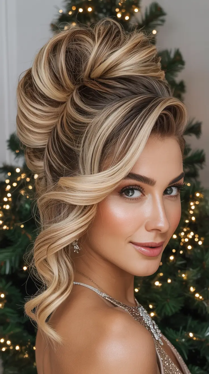 22 Christmas Party Hairstyles Ideas 2025 That Will Make You Shine All Night