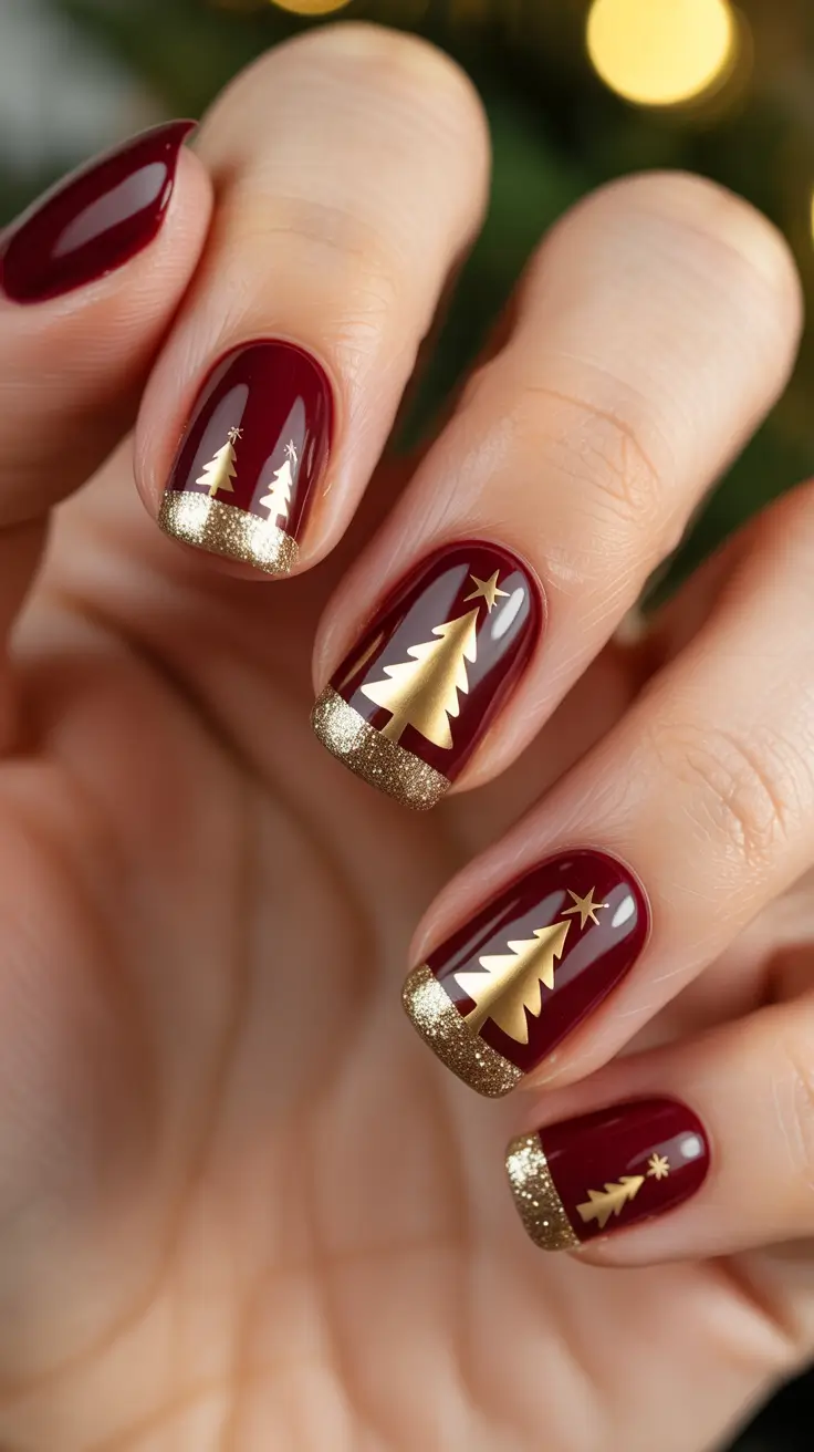 24 Simple Christmas Nails Ideas 2025 to Inspire Your Festive Manicure
