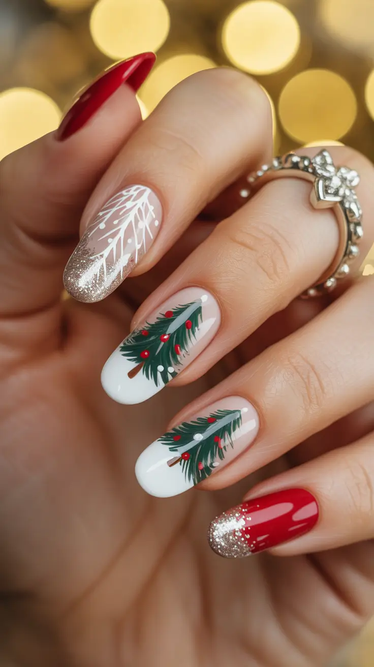 24 Christmas Tree Nails Ideas 2025: Festive, Chic & Totally Wearable Holiday Manicures