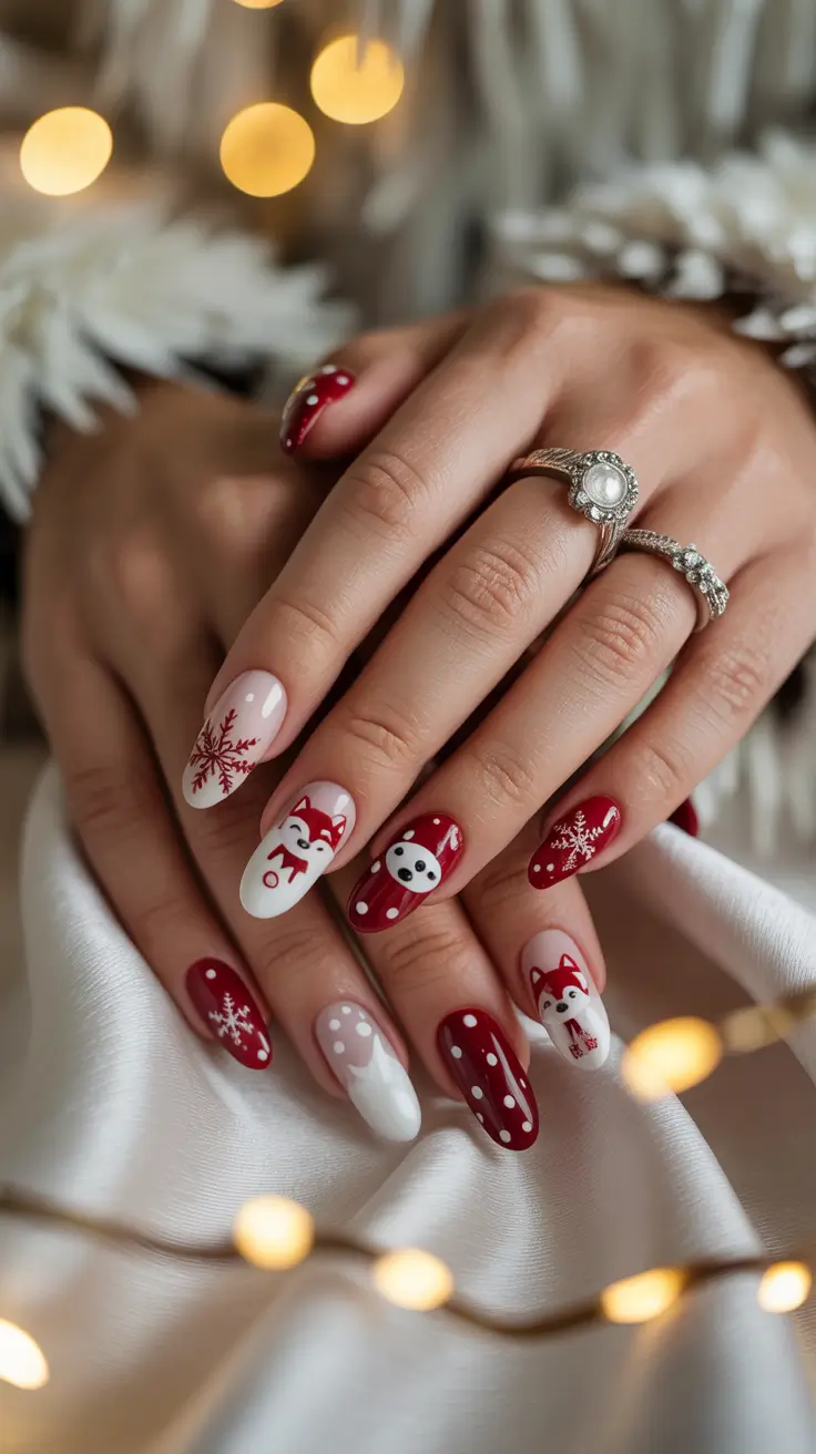 24 Snowflake Winter Nail Ideas 2025–2026: Chic, Cozy, and Frost-Inspired Manicures