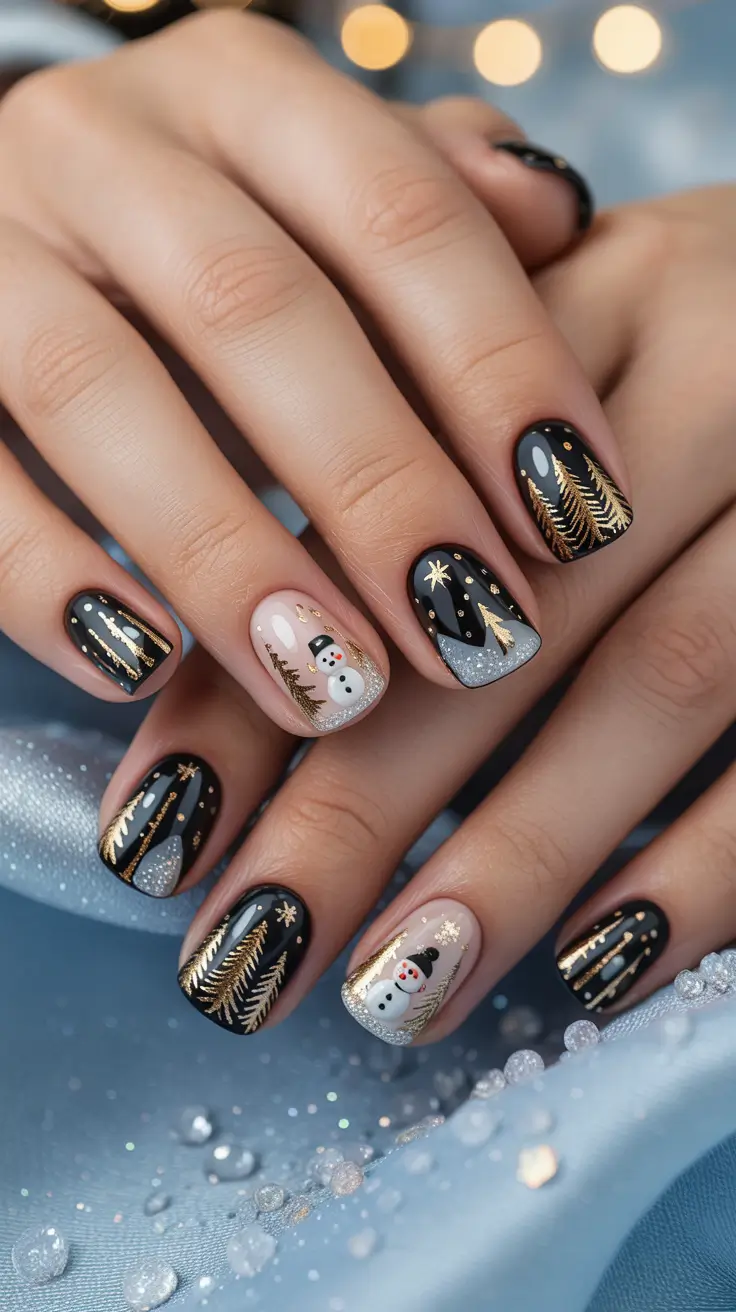 Chic in the Cold: 24 Short Winter Nail Designs & Colors to Warm Up 2025–2026