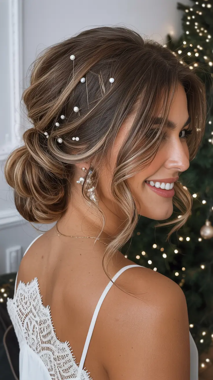 22 Christmas Party Hairstyles Ideas 2025 That Will Make You Shine All Night