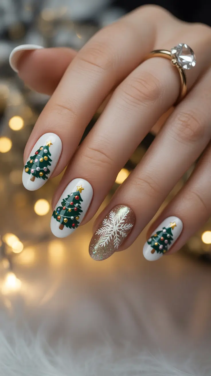 24 Christmas Tree Nails Ideas 2025: Festive, Chic & Totally Wearable Holiday Manicures