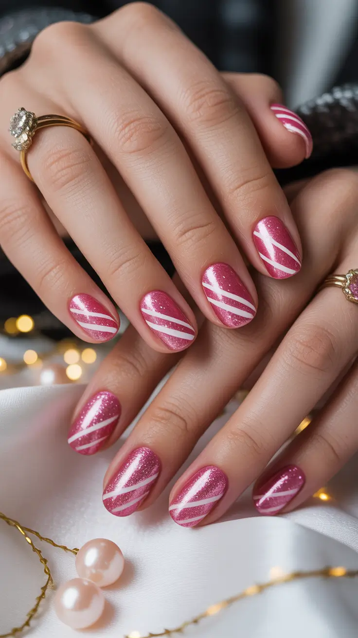 25 Pink Christmas Nails Ideas 2025: Festive, Chic & Totally On-Trend