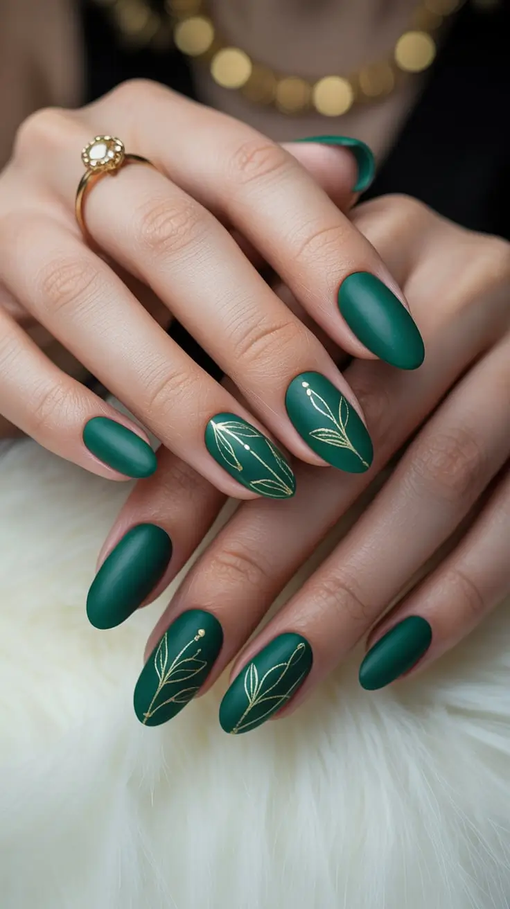 23 Green Winter Nails Ideas 2025–2026: Elegant, Cozy, and On-Trend Manicures to Try This Season