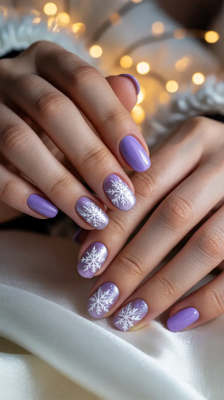 24 Snowflake Winter Nail Ideas 2025–2026: Chic, Cozy, and Frost-Inspired Manicures