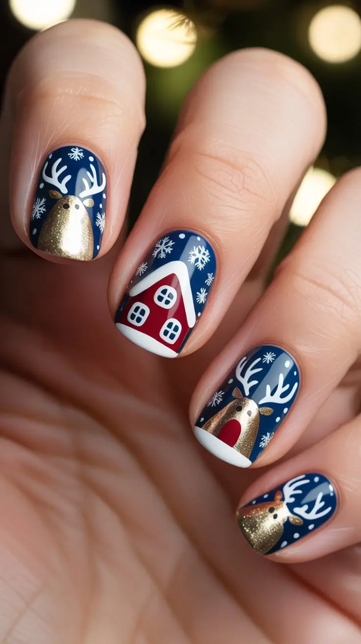 23 Christmas Nails Acrylic Ideas 2025 That Bring Festive Magic to Your Manicure