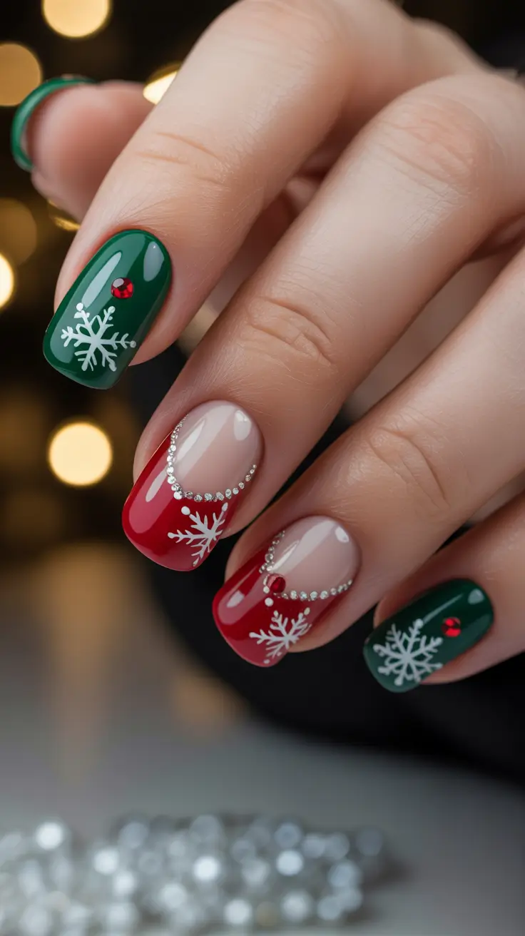 24 Simple Christmas Nails Ideas 2025 to Inspire Your Festive Manicure