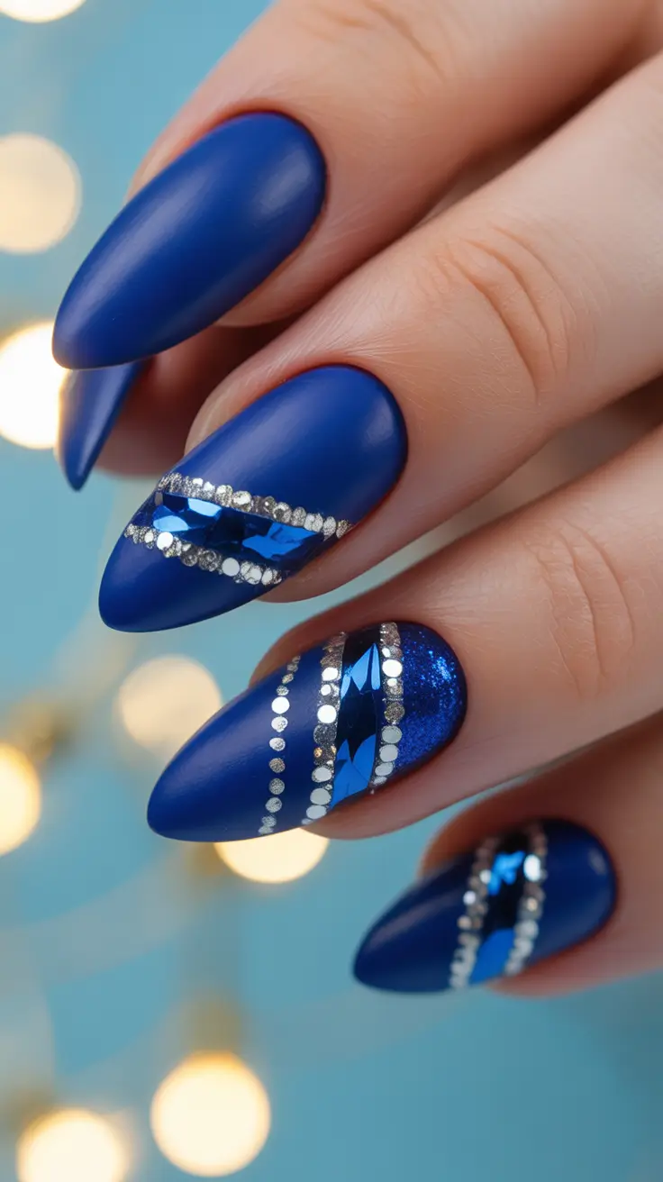 23 Blue Christmas Nails Ideas 2025 That Will Make Your Holiday Look Sparkle