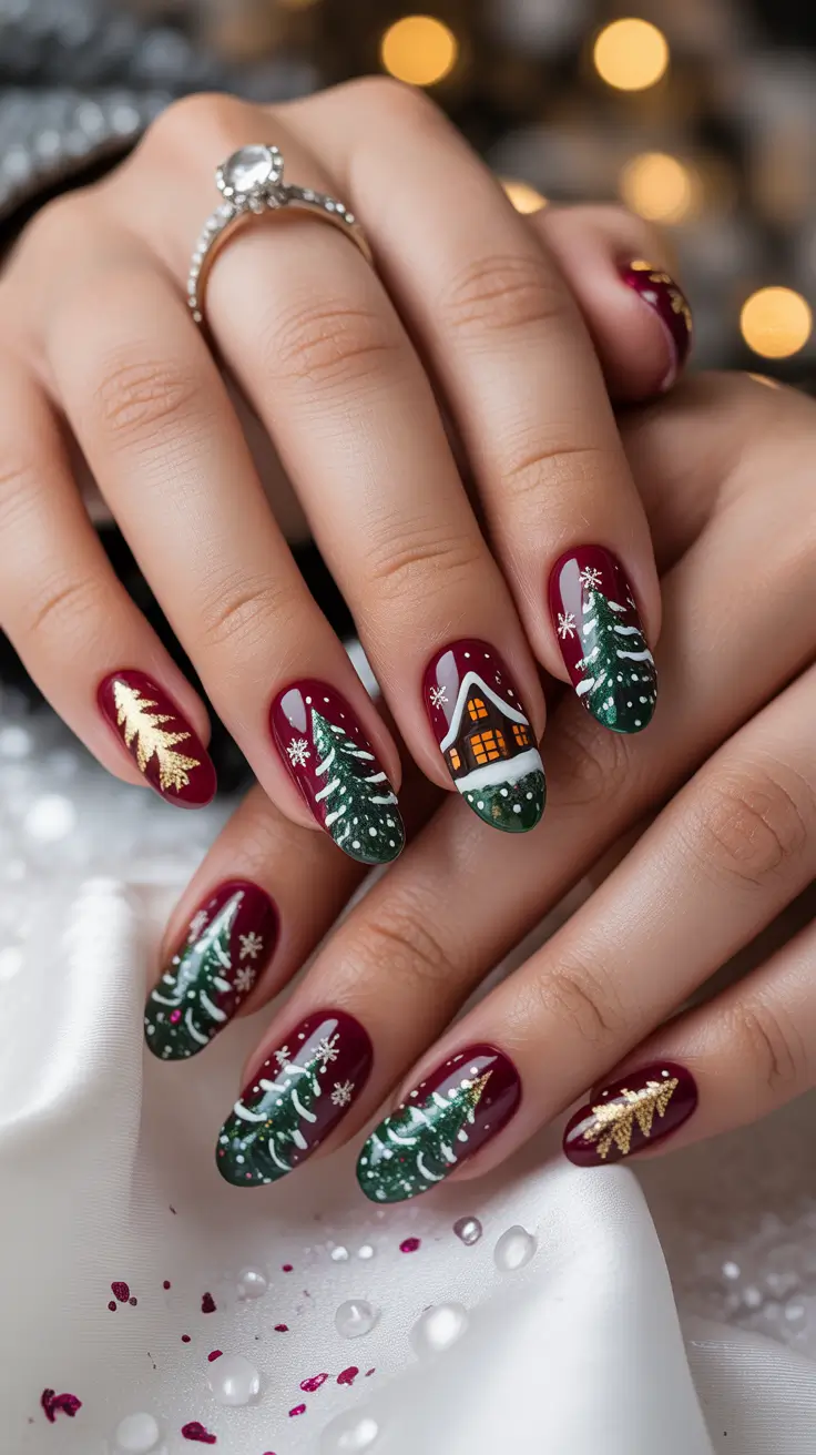 24 Christmas Tree Nails Ideas 2025: Festive, Chic & Totally Wearable Holiday Manicures