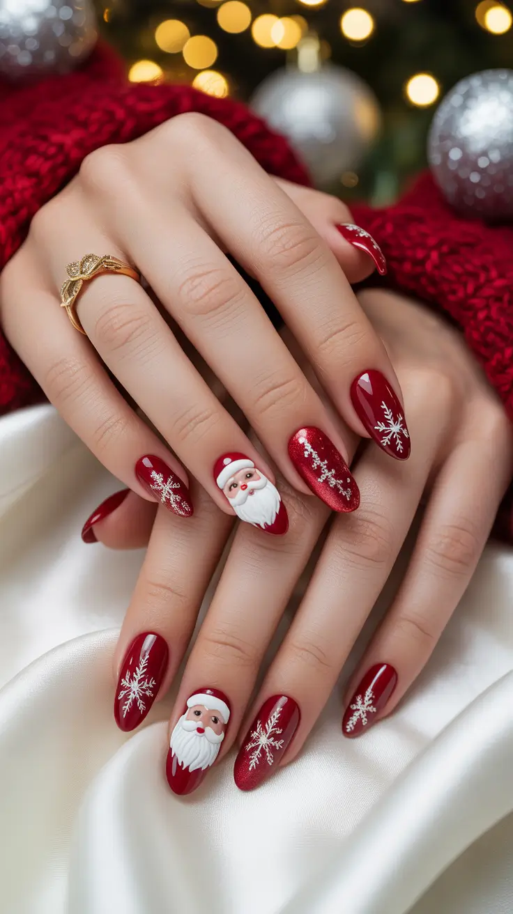 24 Red Christmas Nails Ideas 2025: Festive and Glamorous Holiday Manicures to Try This Season