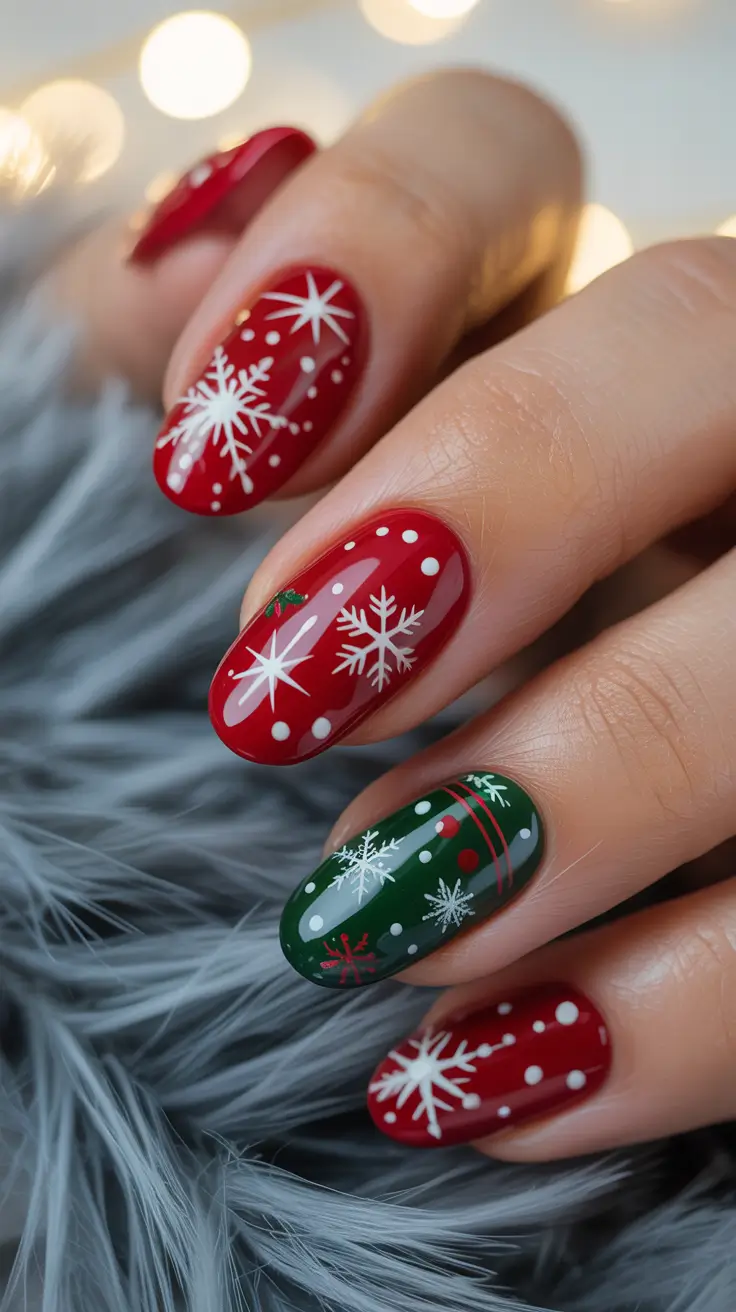 24 Simple Christmas Nails Ideas 2025 to Inspire Your Festive Manicure