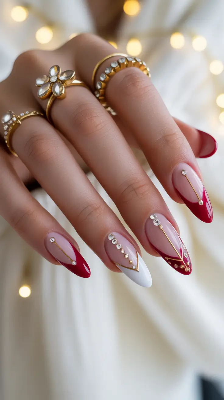 24 Christmas French Nails Ideas 2025: Elegant, Festive, and Timeless Holiday Manicures