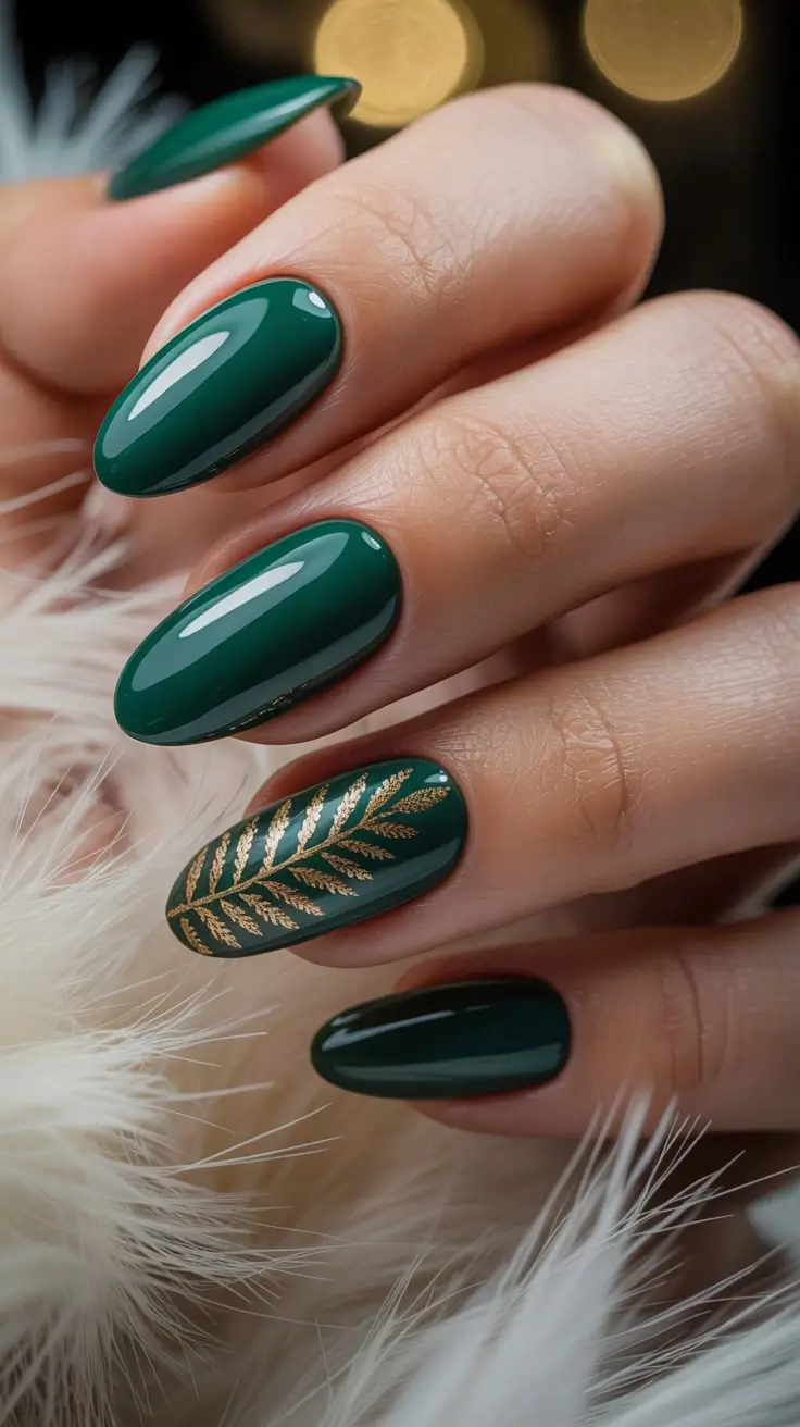 23 Green Winter Nails Ideas 2025–2026: Elegant, Cozy, and On-Trend Manicures to Try This Season